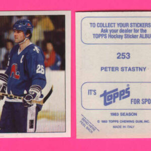 1983 Topps #253-Peter Stastny