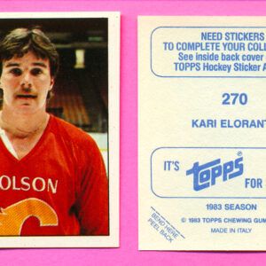 1983 Topps #270-Kari Eloranta