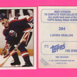 1983 Topps #284-Lucien DeBlois