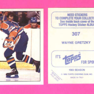 1983 Topps #307-Wayne Gretzky