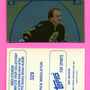 1983 Topps #329-Rick Middleton