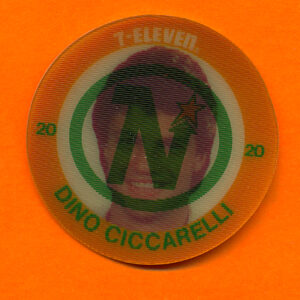 1984 7-Eleven Discs #14-Dino Ciccarelli