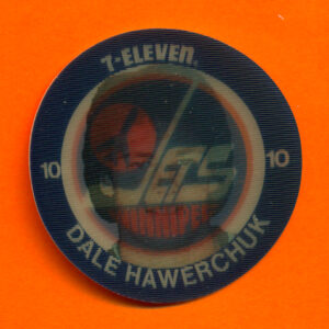 1984 7-Eleven Discs #24-Dale Hawerchuk