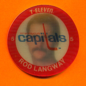 1984 7-Eleven Discs #30-Rod Langway
