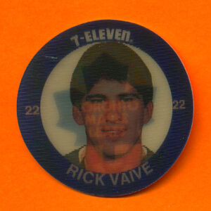 1984 7-Eleven Discs #58-Rick Vaive