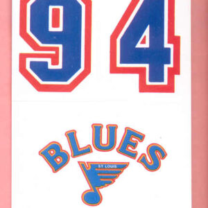 1985 Topps #35- Blues Logo