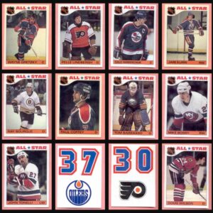 1985 Topps NHL Hockey Master Sticker Set of 40