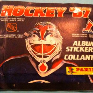 1987 Panini Unopened (with 6 stickers inside) NHL sticker pack