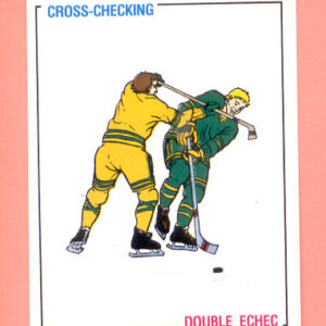 1988 PANINI #379-Cross Checking
