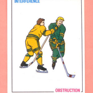 1988 PANINI #384- Interference