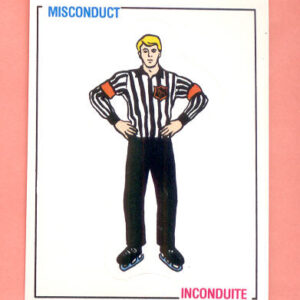 1988 PANINI #391- Misconduct
