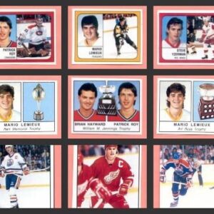1988 Panini NHL Hockey Stickers Complete Set of 408 Hull Leetch Shanahan Rookie