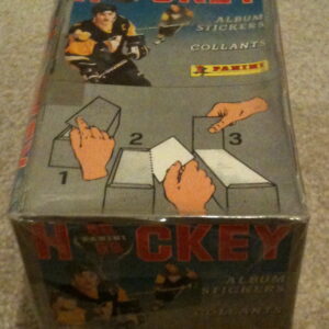 1988 Panini NHL Full Box of 100 Sticker Packages (600 stickers in box) (Never Opened)