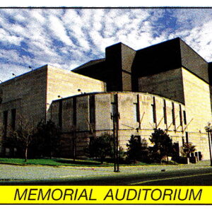1989 PANINI #217-Memorial Auditorium