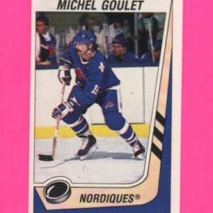 1989 PANINI #326-Michel Goulet