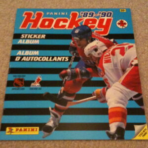 1989 Panini NHL Hockey Sticker Album Bobby Smith Cover
