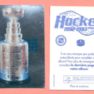 1992 PANINI French #1-Stanley Cup