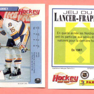 1992 PANINI French #22-Craig Janney