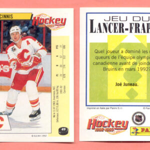 1992 PANINI French #49-Al MacInnis
