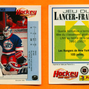 1992 PANINI French #51-Bob Essensa