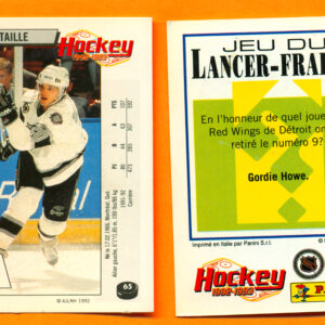 1992 PANINI French #65-Luc Robitaille