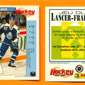 1992 PANINI French #77-Doug Gilmour