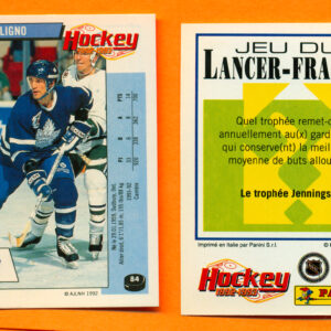 1992 PANINI French #84-Mike Foligno