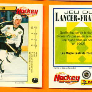 1992 PANINI French #89-Neal Broten