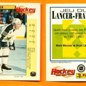 1992 PANINI French #92-Ulf Dahlen