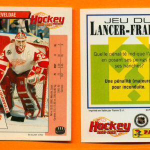 1992 PANINI French #111-Tim Cheveldae