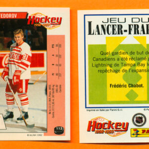 1992 PANINI French #113-Sergei Fedorov
