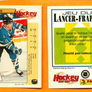 1992 PANINI French #124-Kelly Kisio