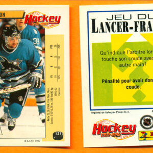 1992 PANINI French #131-Dean Evason