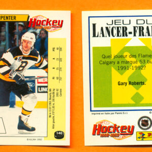 1992 PANINI French #140-Bob Carpenter