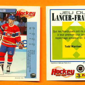 1992 PANINI French #148-Kirk Muller