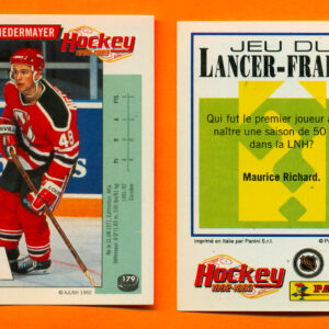 1992 PANINI French #179-Scott Niedermayer