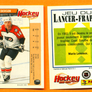 1992 PANINI French #188-Mark Pederson