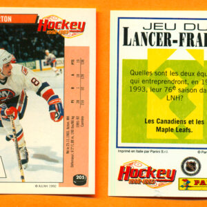 1992 PANINI French #205-Jeff Norton