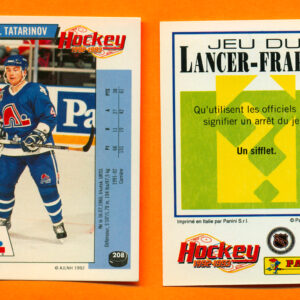 1992 PANINI French #208-Mikhail Tatarinov