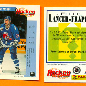 1992 PANINI French #214-Stephane Morin
