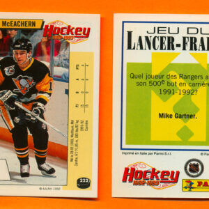 1992 PANINI French #222-Shawn McEachern