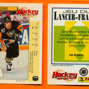 1992 PANINI French #226-Rick Tocchet