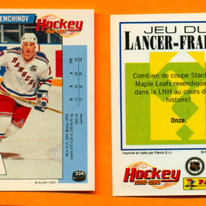 1992 PANINI French #234-Sergei Nemchinov