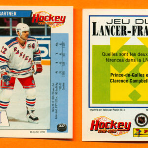 1992 PANINI French #237-Mike Gartner