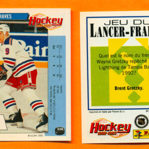 1992 PANINI French #238-Adam Graves