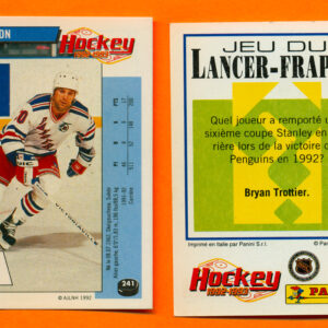 1992 PANINI French #241-Jan Erixon