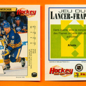 1992 PANINI French #247-Dale Hawerchuk