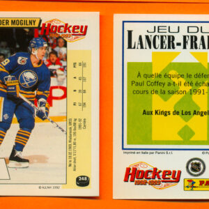 1992 PANINI French #248-Alexander Mogilny