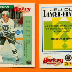 1992 PANINI French #263-Zarley Zalapski