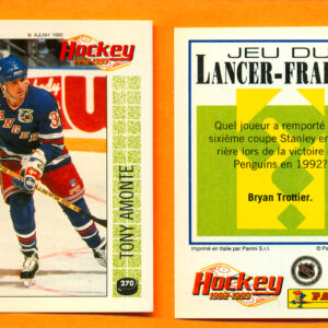 1992 PANINI French #270-Tony Amonte